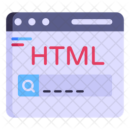 HTML Language Icon - Download in Flat Style