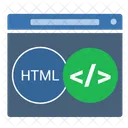 Html Window Code Icon