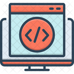 Html Page Icon Of Colored Outline Style Available In Svg Png Eps Ai Icon Fonts