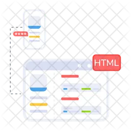 HTML Programming  Icon