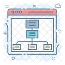 Methodology Process Flow Icon