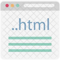 HTML Web  Icon