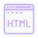 Html Webpage  Icon