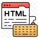 Html 웹사이트 Html 웹페이지 Html 웹 아이콘