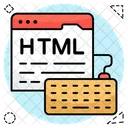 HTML 웹사이트  아이콘