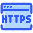 인터넷 기술 Https 웹 호스팅 아이콘