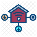 Hub De Automacao Residencial Controle Inteligente Gerenciador De Dispositivos Ícone