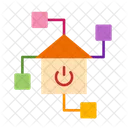 Hub De Casa Inteligente Wi Fi Internet Ícone