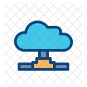 Hub De Conectividade Em Nuvem Rede Inteligente Hub Sem Fio Ícone