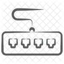 Hub Ethernet Porta De Rede Hub De Rede Ícone