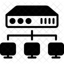 Hub Networking Connect Icon