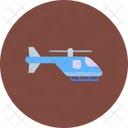 Hubschrauber Flugzeuge Transport Icon