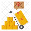 Palettenwagen Gepackwagen Handwagen Symbol
