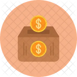 Caja de dinero  Icono