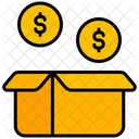 Caja De Dinero Caja Dinero Icono