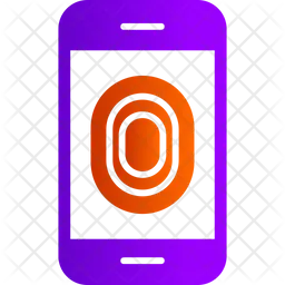 Huella digital desbloqueada  Icono