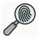 Seguridad Biometrico Escaneo Icono