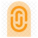 Huella Digital Escaneo De Huellas Dactilares Seguridad Icono
