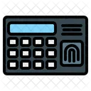Huella Digital Escaneo Biometrico Icono