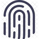 Huella Digital Identidad Dedo Icono