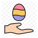 Pascua Huevo Decoracion Icono