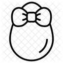 Huevo de arco Icono