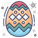 Diseno De Huevo Cascara De Huevo Huevo De Pascua Icono