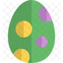 Huevo decoracion puntos  Icono