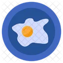 Huevo Frito Huevera Comestible Icono