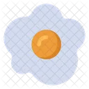 Huevo frito  Icono
