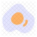 Huevo frito  Icono