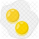 Huevo frito  Icono