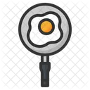 Huevo frito  Icono