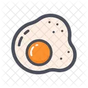 Huevo frito  Icono