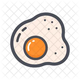 Huevo frito  Icono