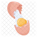 Huevo roto  Icono