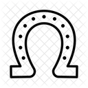 Hufeisen Schuh Gluck Symbol