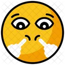 Huffing Emoji  Icon