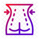Huften Huftbereich Beckenregion Symbol