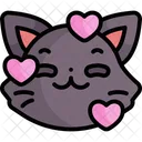 Cat Kitten Emoji Icône