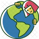 Hug Earth Hug Love Earth Icon