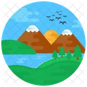 See Landschaft Hugel Icon