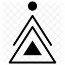 Hugel Symbol Stammes Symbol Berg Symbol