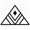 Hugel Symbol Stammes Symbol Berg Symbol