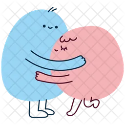 Hugging  Icon