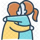 Hugging Embrace Cuddling Icon