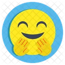 Hugging Emoji Emoticon Emotag Icon