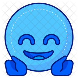 Hugs Emoji Icon - Download in Colored Outline Style