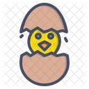 Huhn Kuken Ostern Symbol