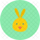 Huhn Ostern Hase Symbol